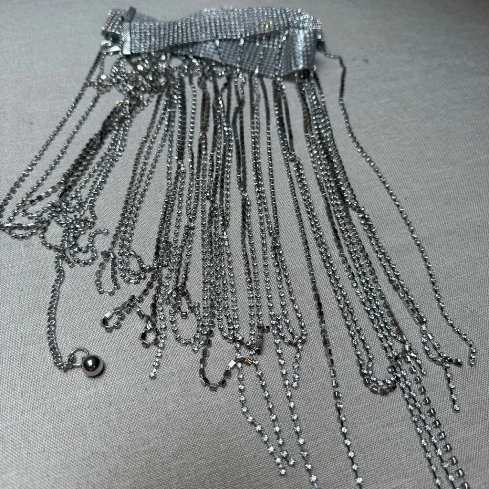 Rhinestone Body Chain Belt Skirt Showgirl Accessory